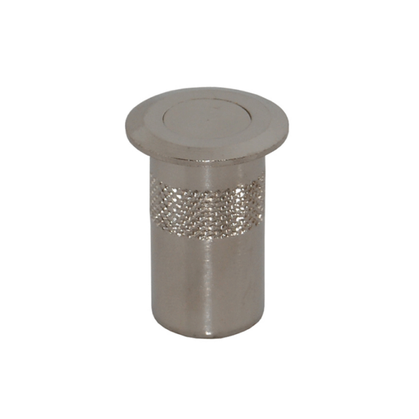 Pozzetto Ottone Molla Interno d.6 Esterno mm.9,9 Nichelato| IBFM